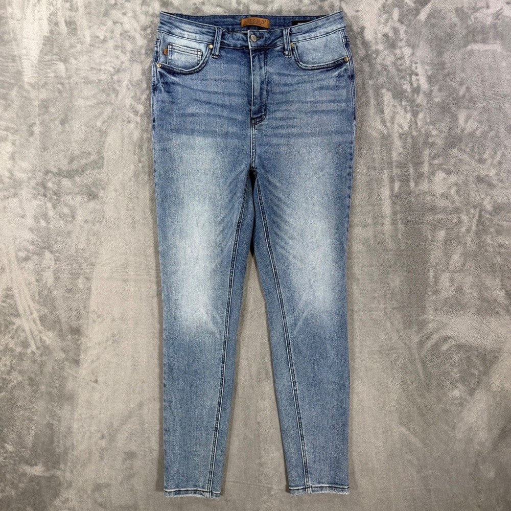 Judy Blue High Rise Skinny Fit Jeans Women's Size 13/31 Light Wash